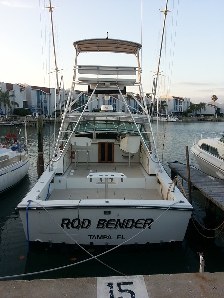 John's Pass Fishing Charter Rod Bender